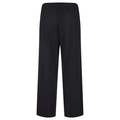 Robell Kati 09 ( Black) Wide Leg Faux Leather Culotte