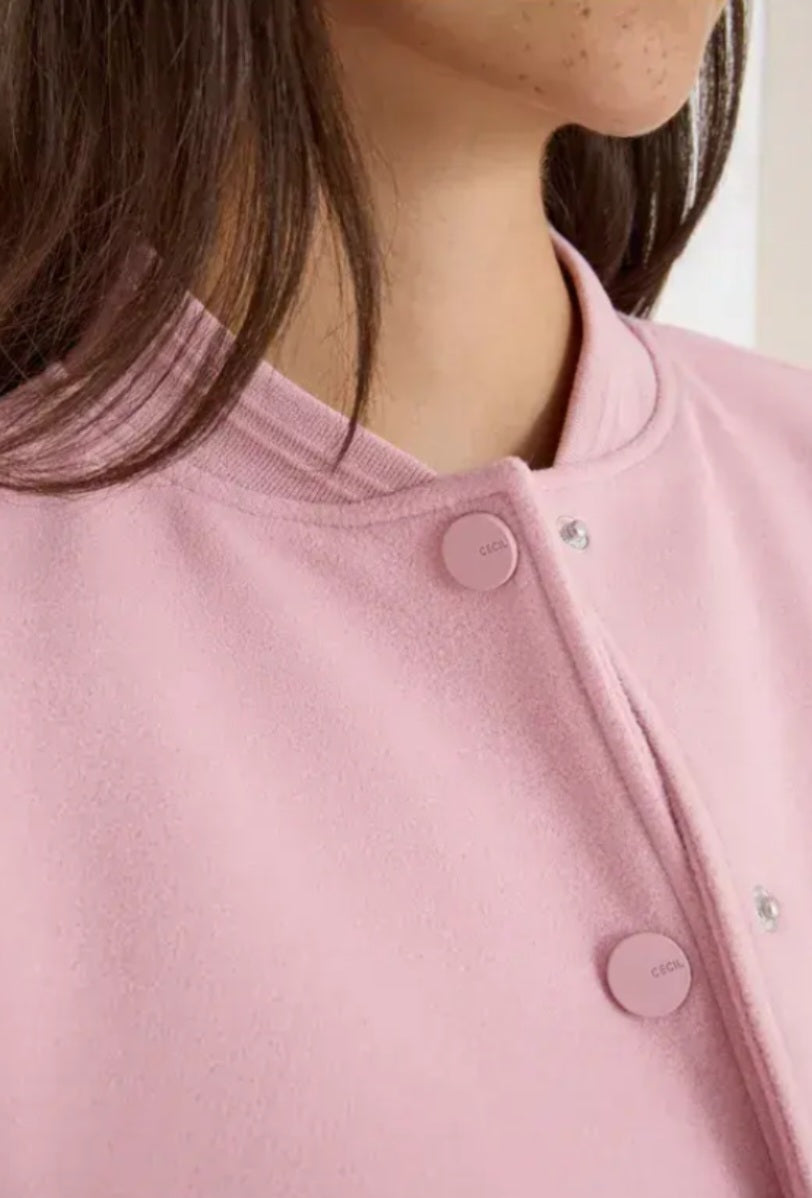 CECIL Fake Wool Bomber Jacket