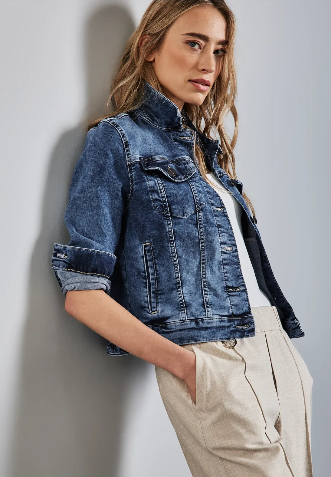 Street One Denim Jacket New (Medium Blue)