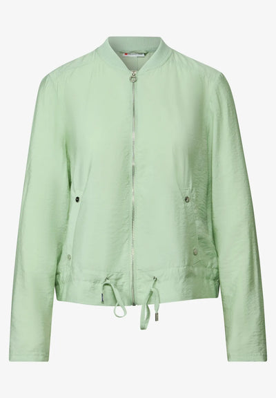 Street One Light Bomber Jacket (Jade Green)