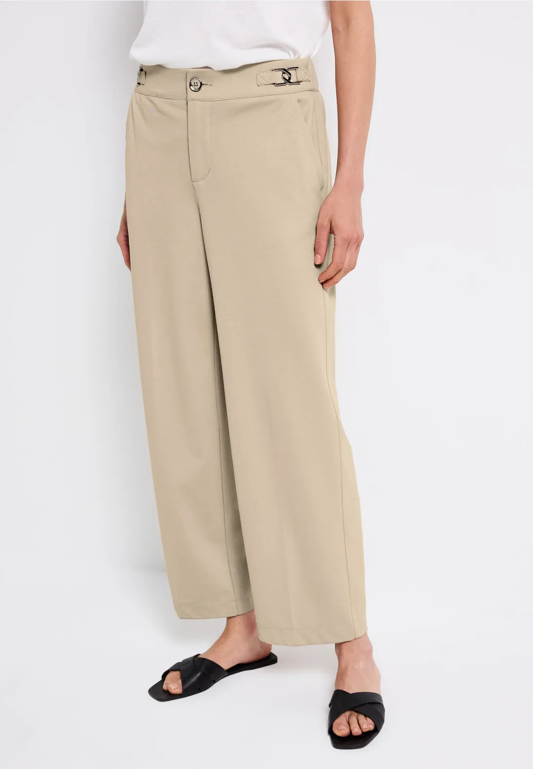 Street One Straight Leg trousers (Beige 28 inch)
