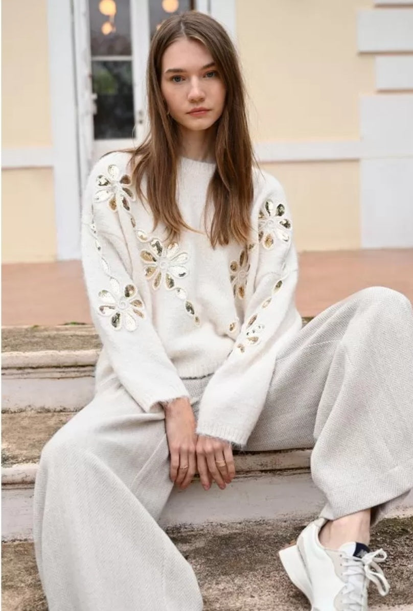 Abbie Sweater (Off White)