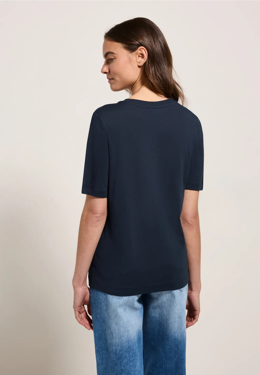 CECIL T-Shirt with Print(Navy)