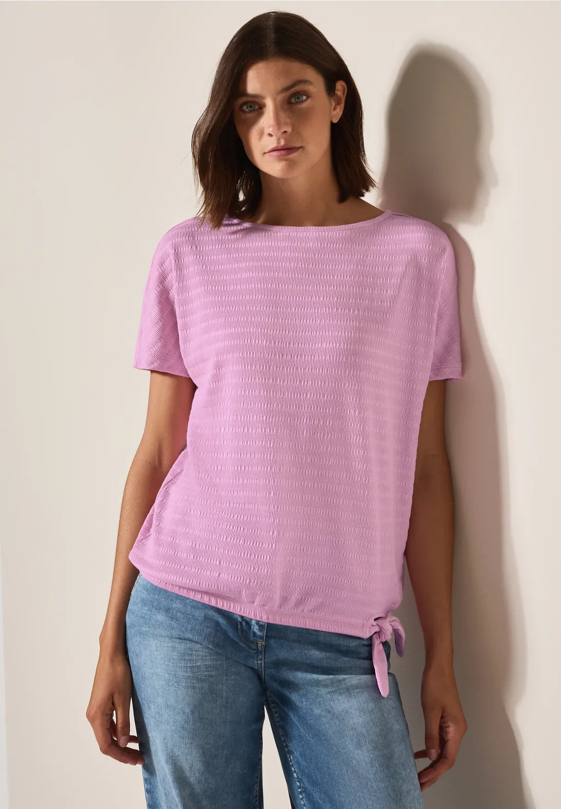 CECIL Smocked T-shirt (Cherry Blossom)