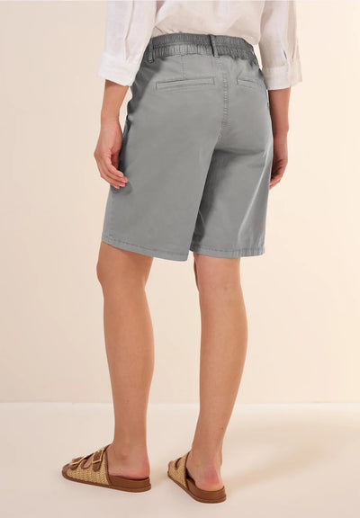 CECIL Twill shorts in a washed look(Grey)