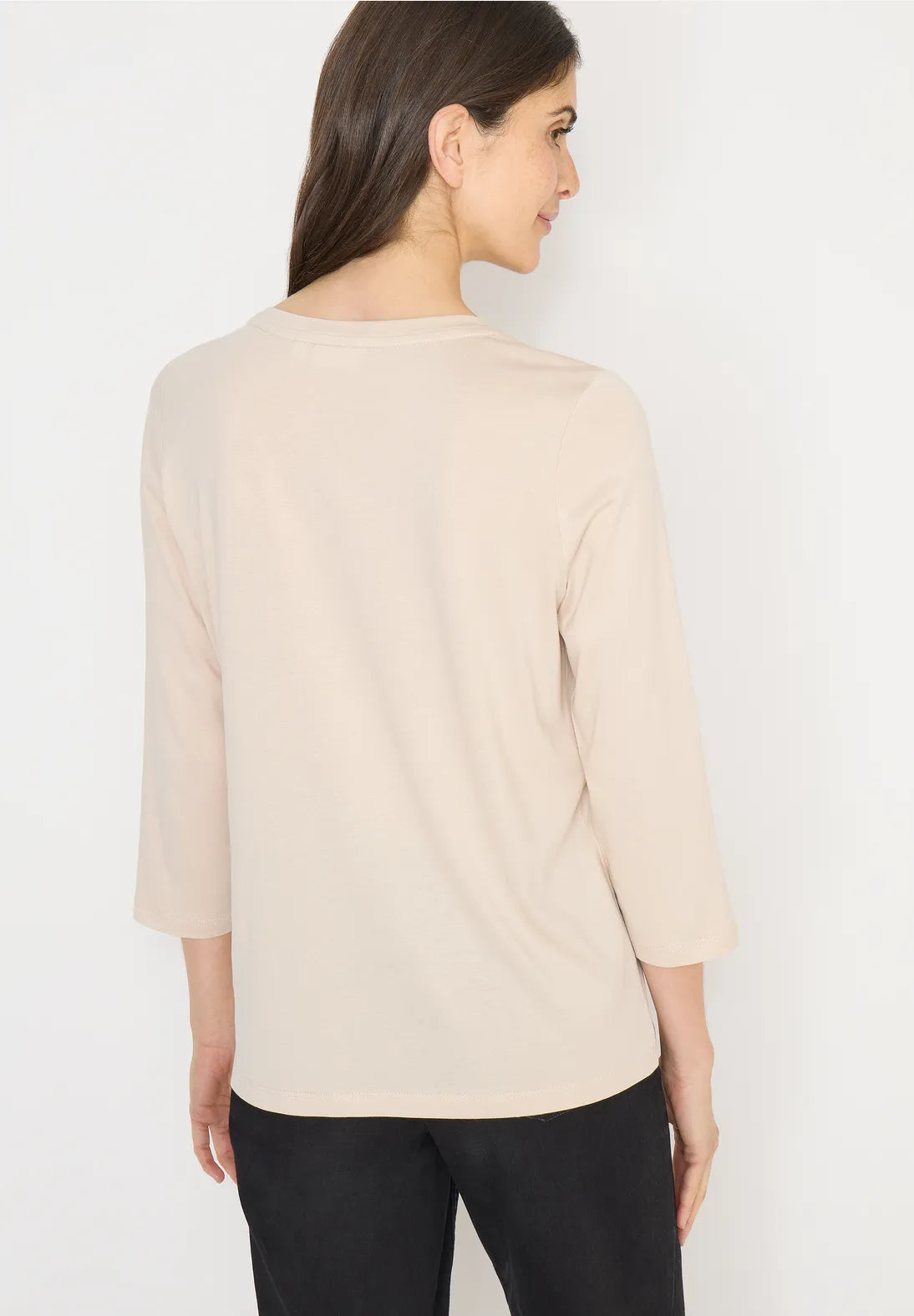 CECIL T Shirt 'Move Beyond Limits' (Beige)