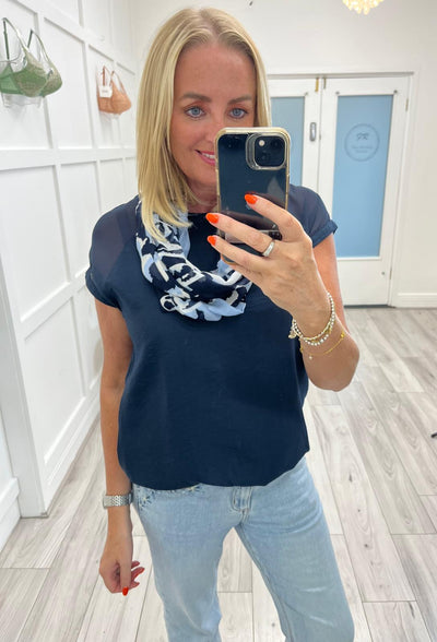 CECIL Print Loop (Navy)