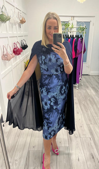 Stephanie Dress(Navy)