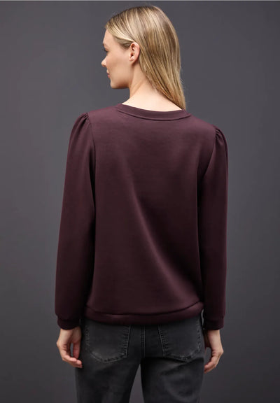 Street One Plum Modal Sweater