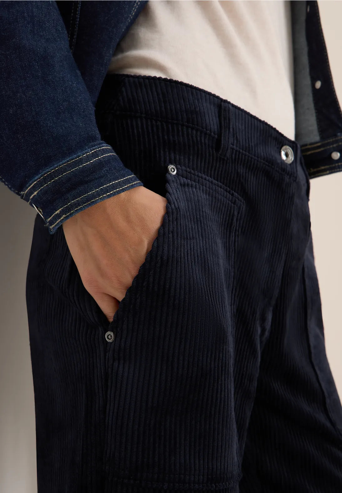 CECIL Corduroy Style Neele (Navy)
