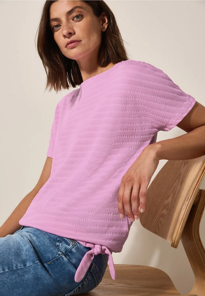 CECIL Smocked T-shirt (Cherry Blossom)