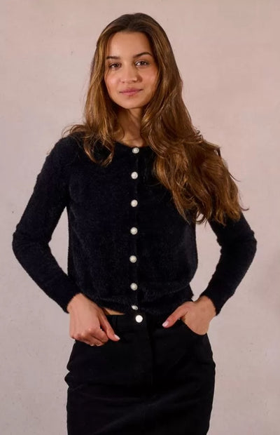 Bailey fitted Cardigan(Black)