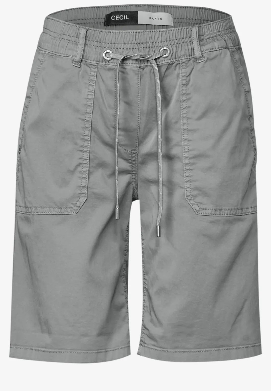 CECIL Twill shorts in a washed look(Grey)