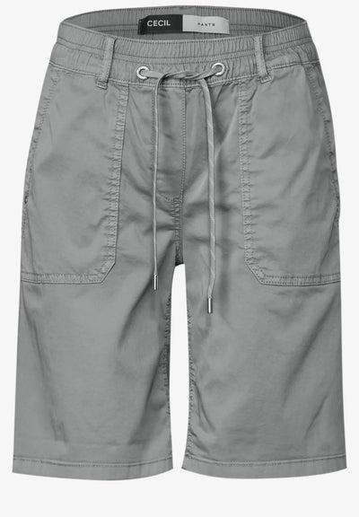 CECIL Twill shorts in a washed look(Grey)