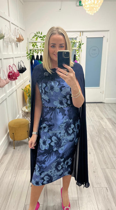 Stephanie Dress(Navy)