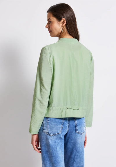 Street One Light Bomber Jacket (Jade Green)