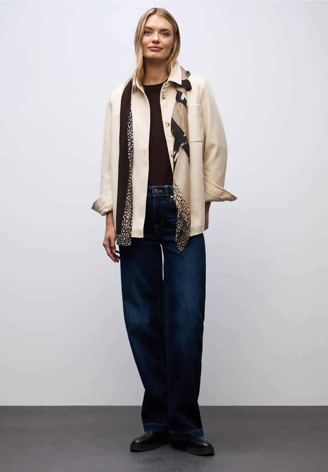 Street One Print Square Scarf