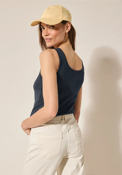 CECIL Basic Top (navy)