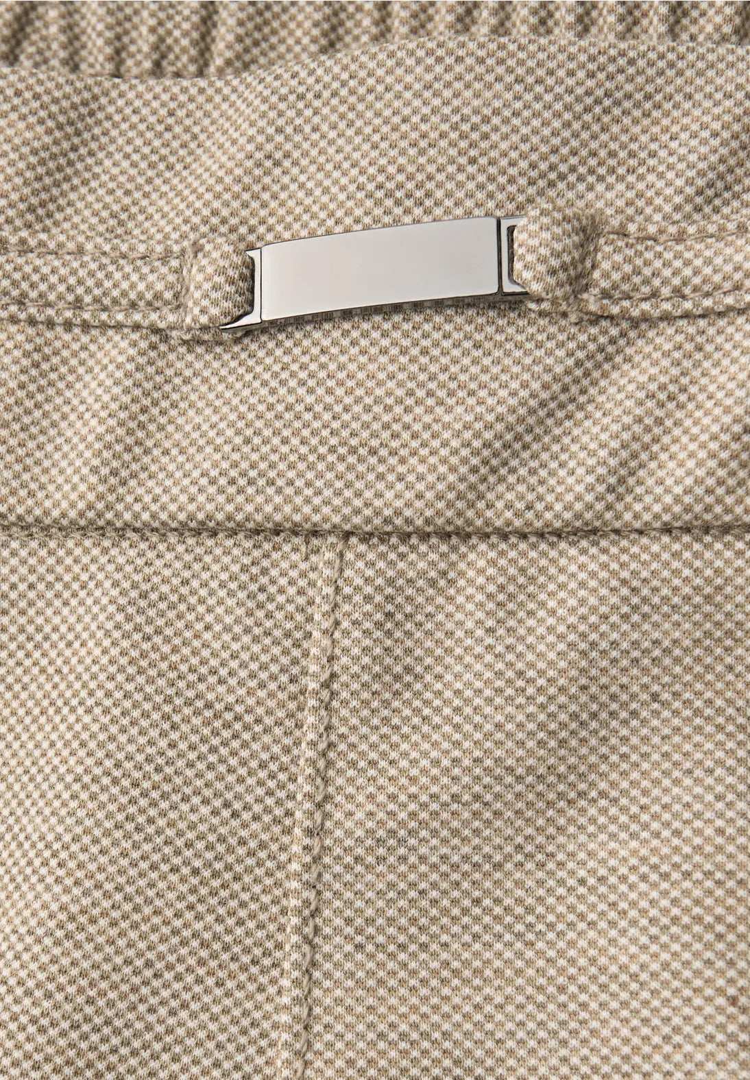 Street One Bonny Trousers with Buckle Belt Detail (Beige)
