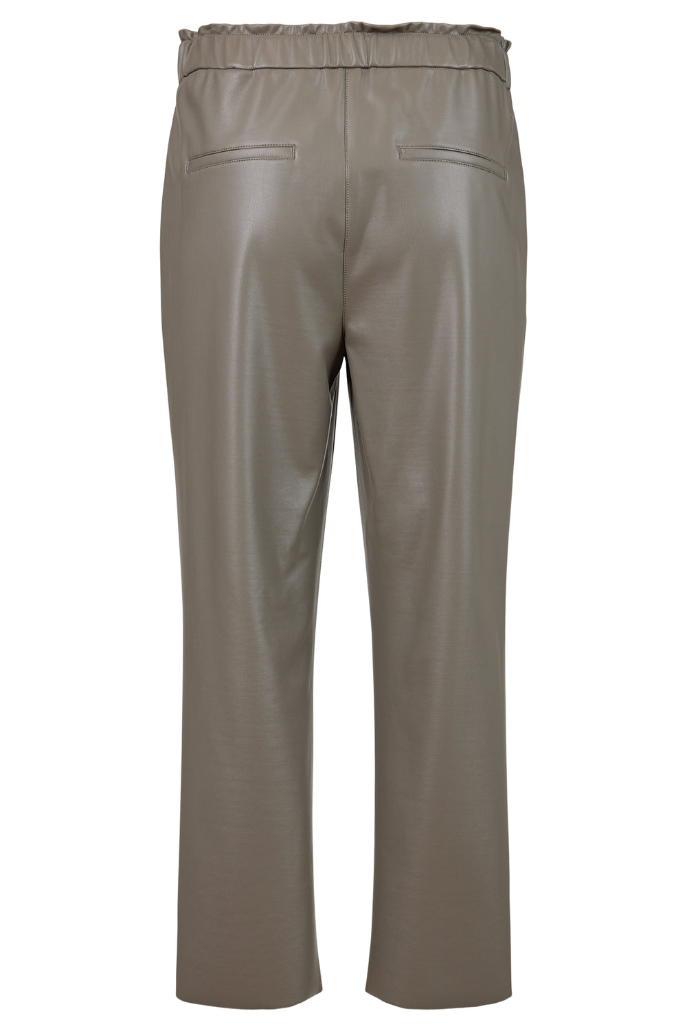 Robell Kati 09  ( Brown ) Wide Leg Faux Leather Culotte