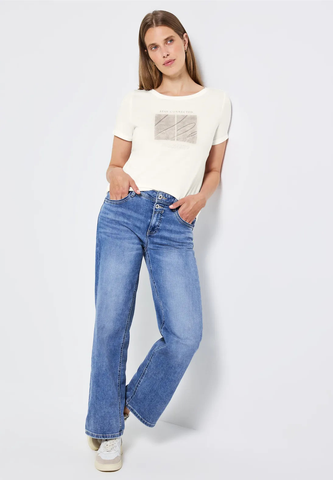 Street One 'Stay Connected' T Shirt