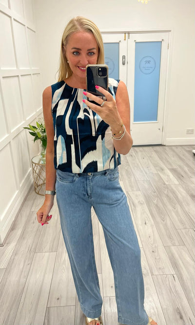 Street One Wide Leg 30 inch Jeans