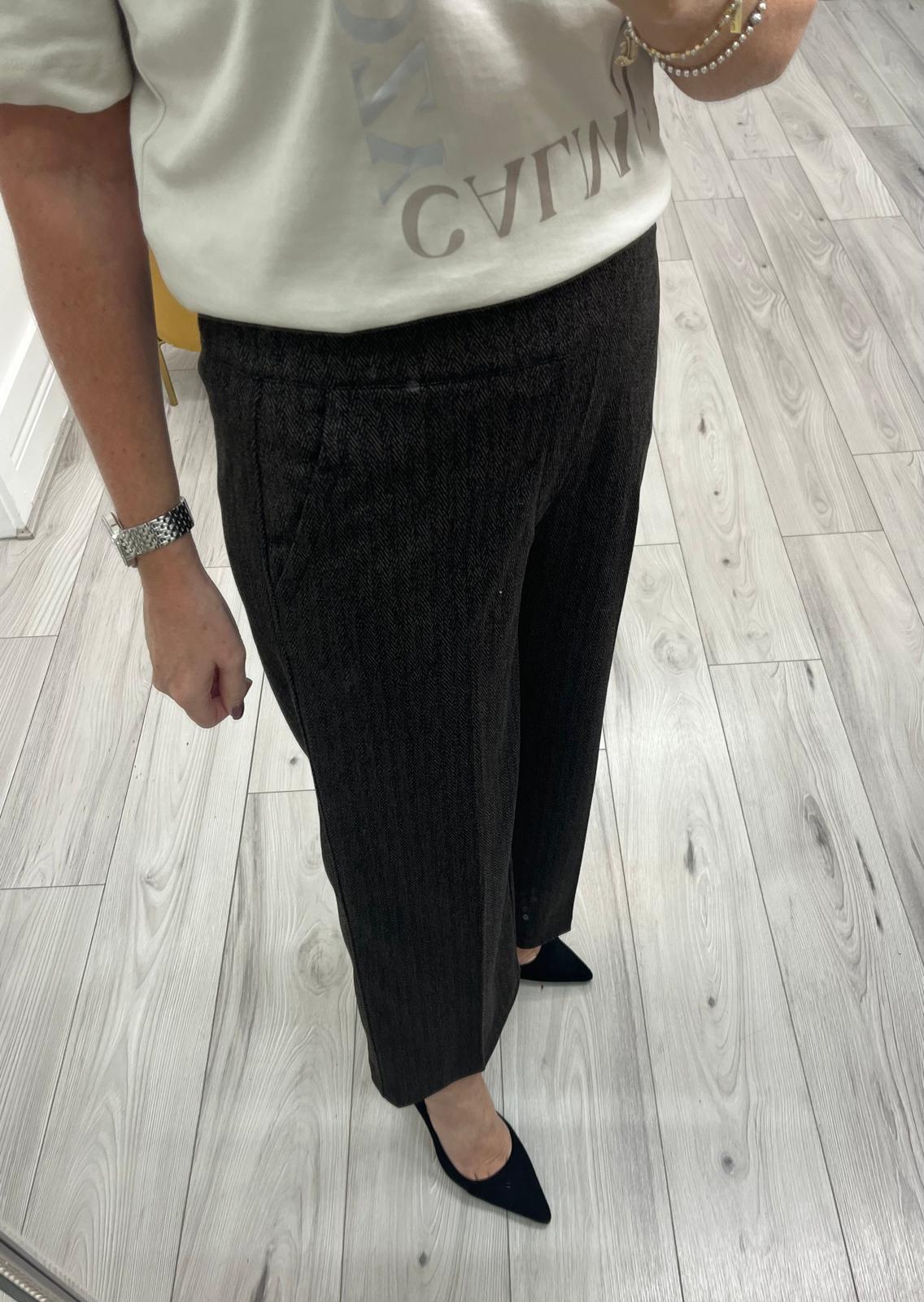 Street One Culotte Fishbone Trousers (26 inch)