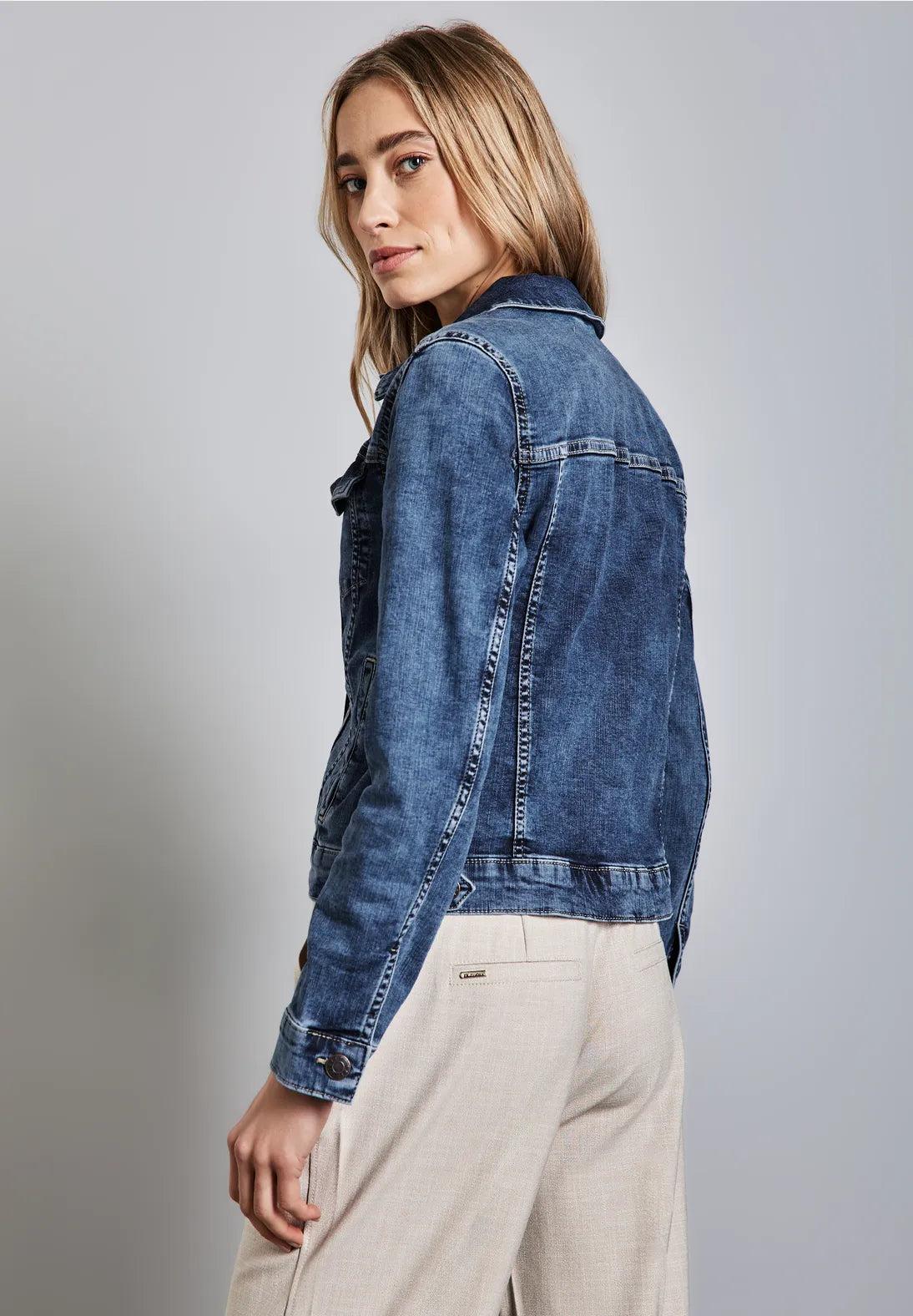 Street One Denim Jacket New (Medium Blue)