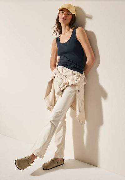 CECIL Basic Top (navy)