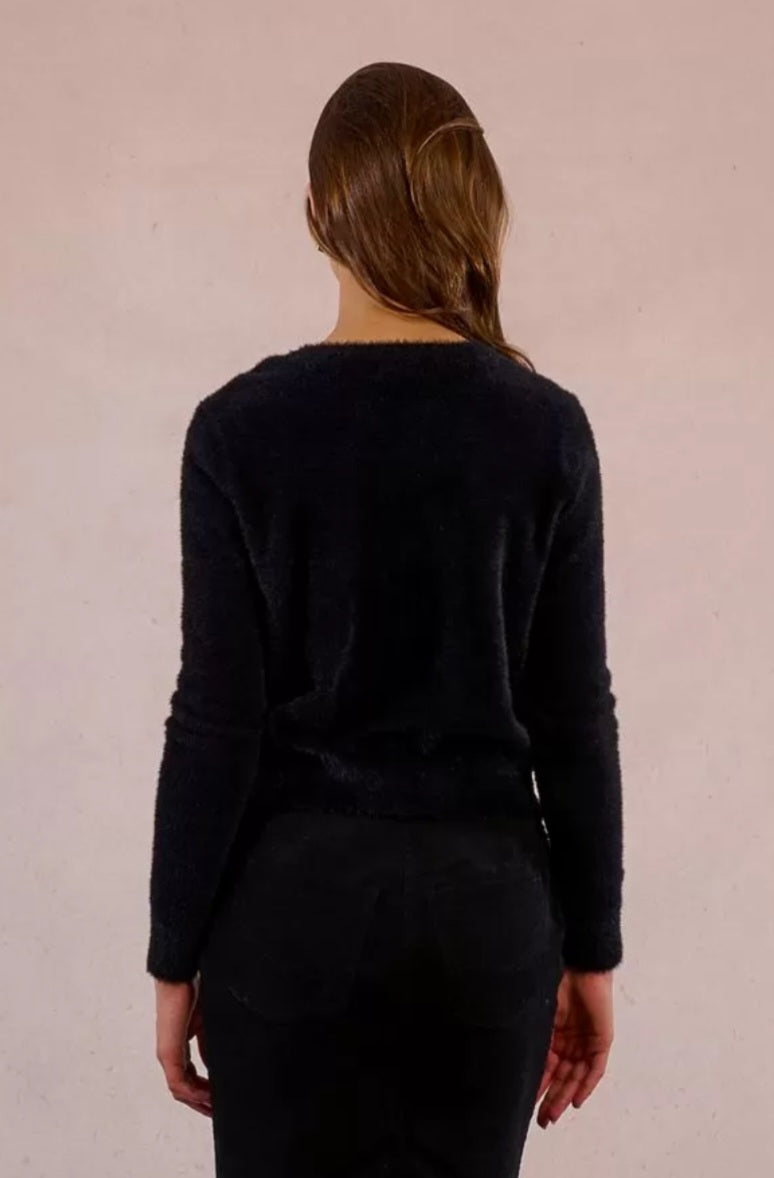 Bailey fitted Cardigan(Black)