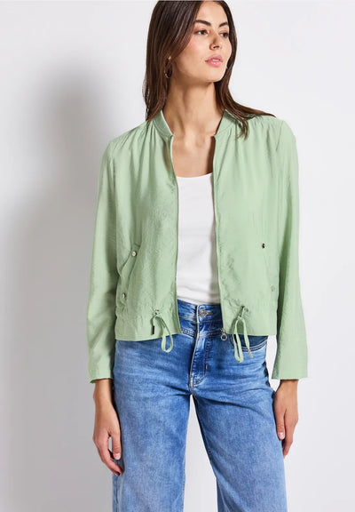 Street One Light Bomber Jacket (Jade Green)