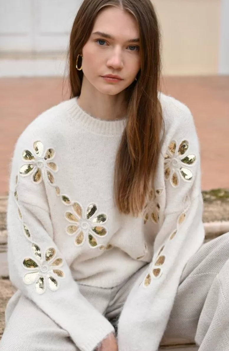 Abbie Sweater (Off White)