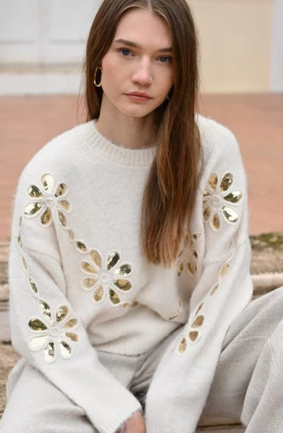 Abbie Sweater (Off White)