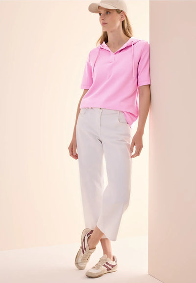 CECIL Short Sleeve Sweater (Cherry Blossom)