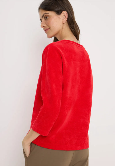 CECIL Corduroy Top (Red)
