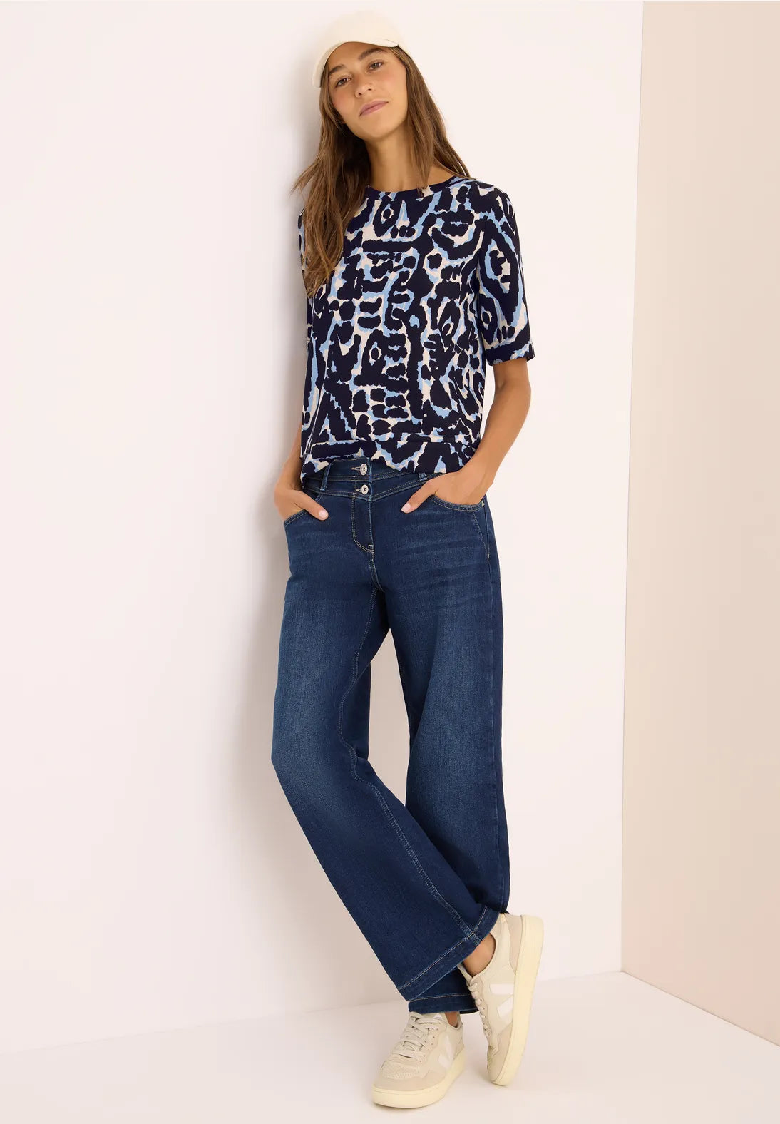 CECIL Modal top with Print