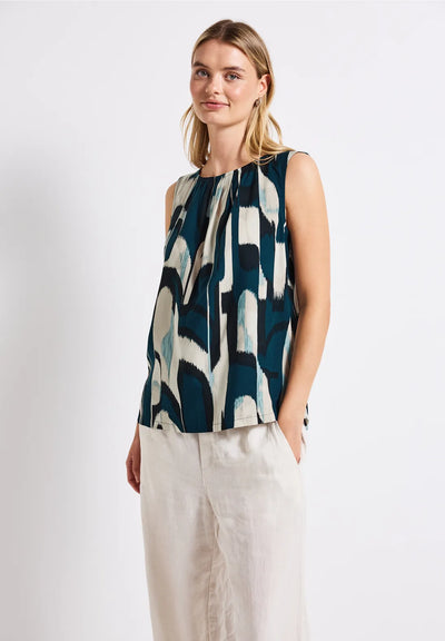 Street One Blouse top with ruffles