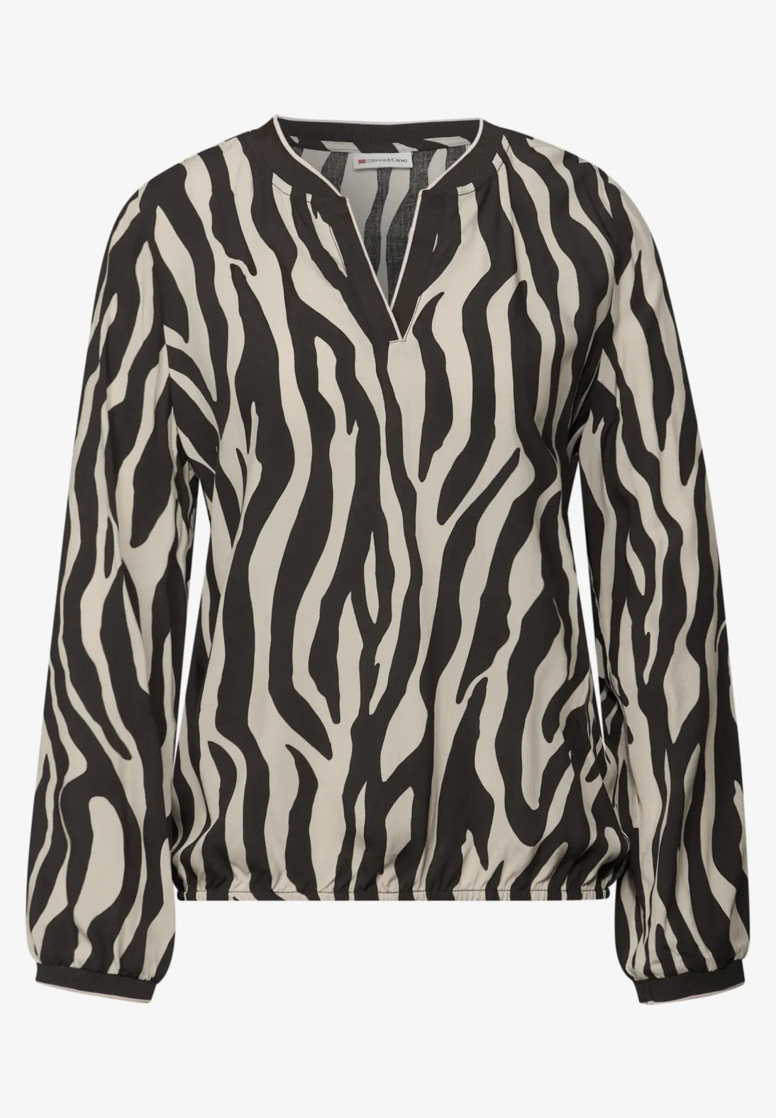 Street One Tunic Blouse (Brown)