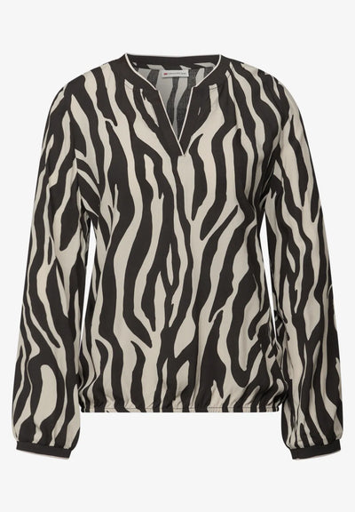 Street One Tunic Blouse (Brown)