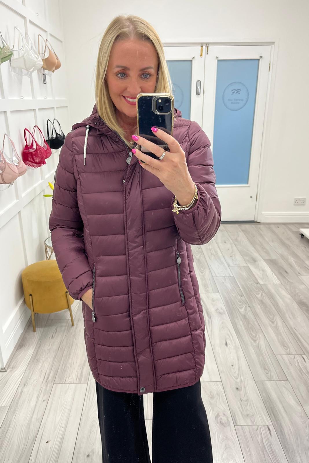 Nicole Jacket(Plum)