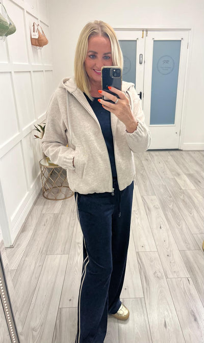 CECIL Zipped Hoodie (Beige)