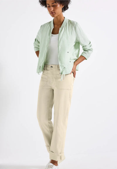 Street One Straight-leg jeans(26 inch) Beige