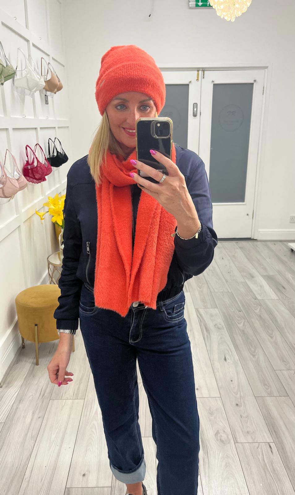 Nadine Beanie(Coral)