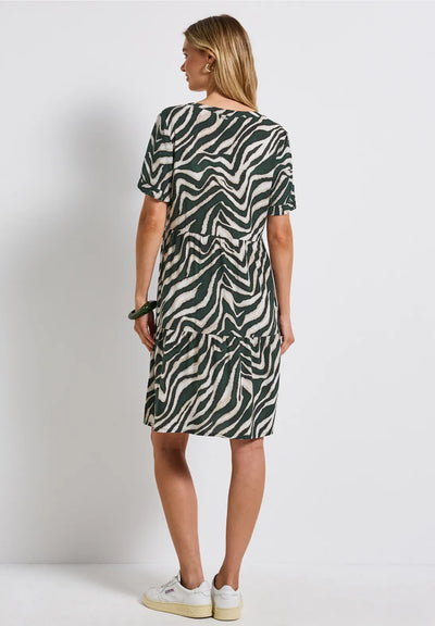 Street One Patterned Tunic Dress(Pine Grove Green)