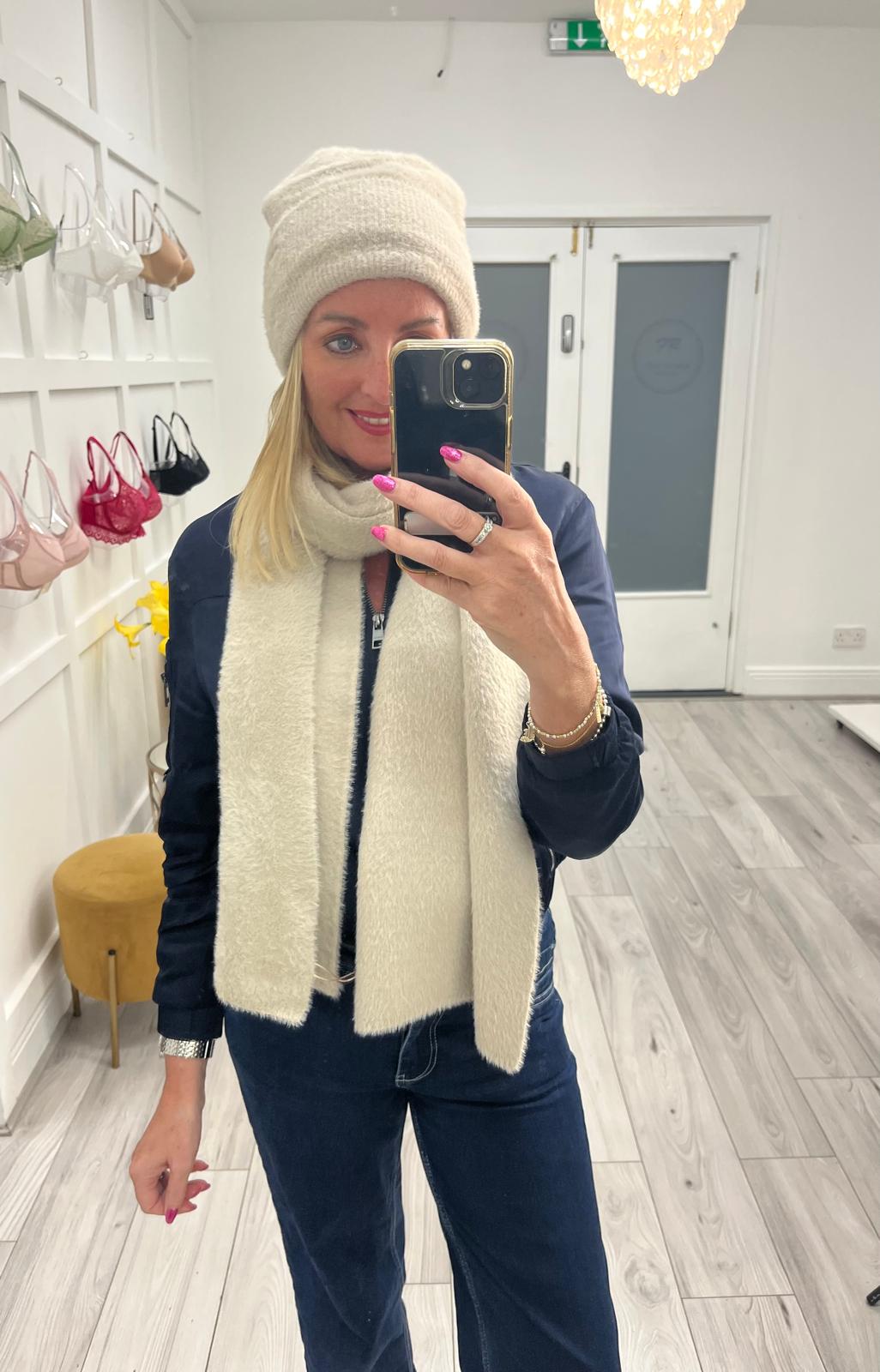 Nadine Beanie(Stone)