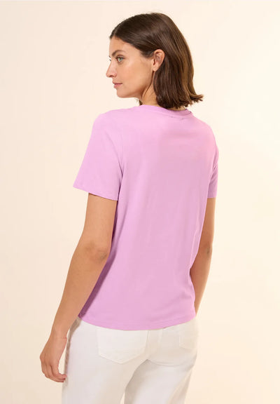 CECIL Foil Print T-Shirt (Cherry Blossom)