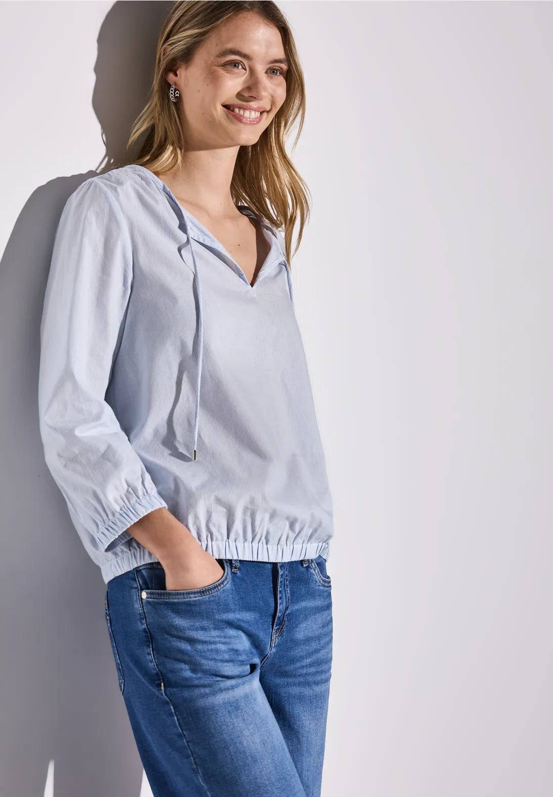 Street One Striped cotton blouse