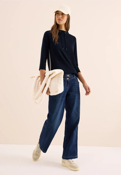 CECIL Sweater with Side Piping