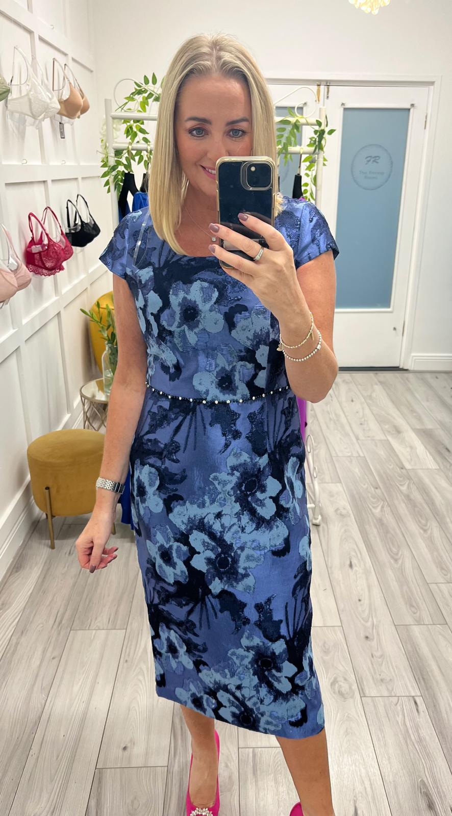 Stephanie Dress(Navy)