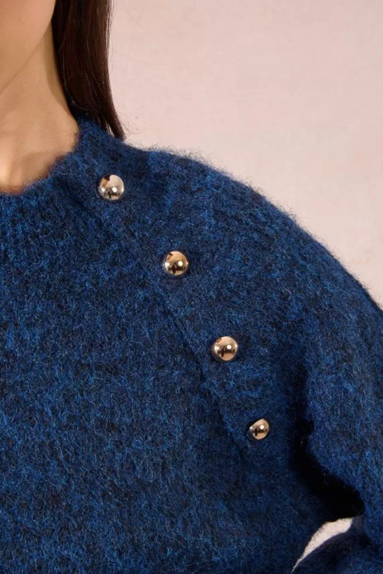 Johanna Sweater (Navy/Blue)